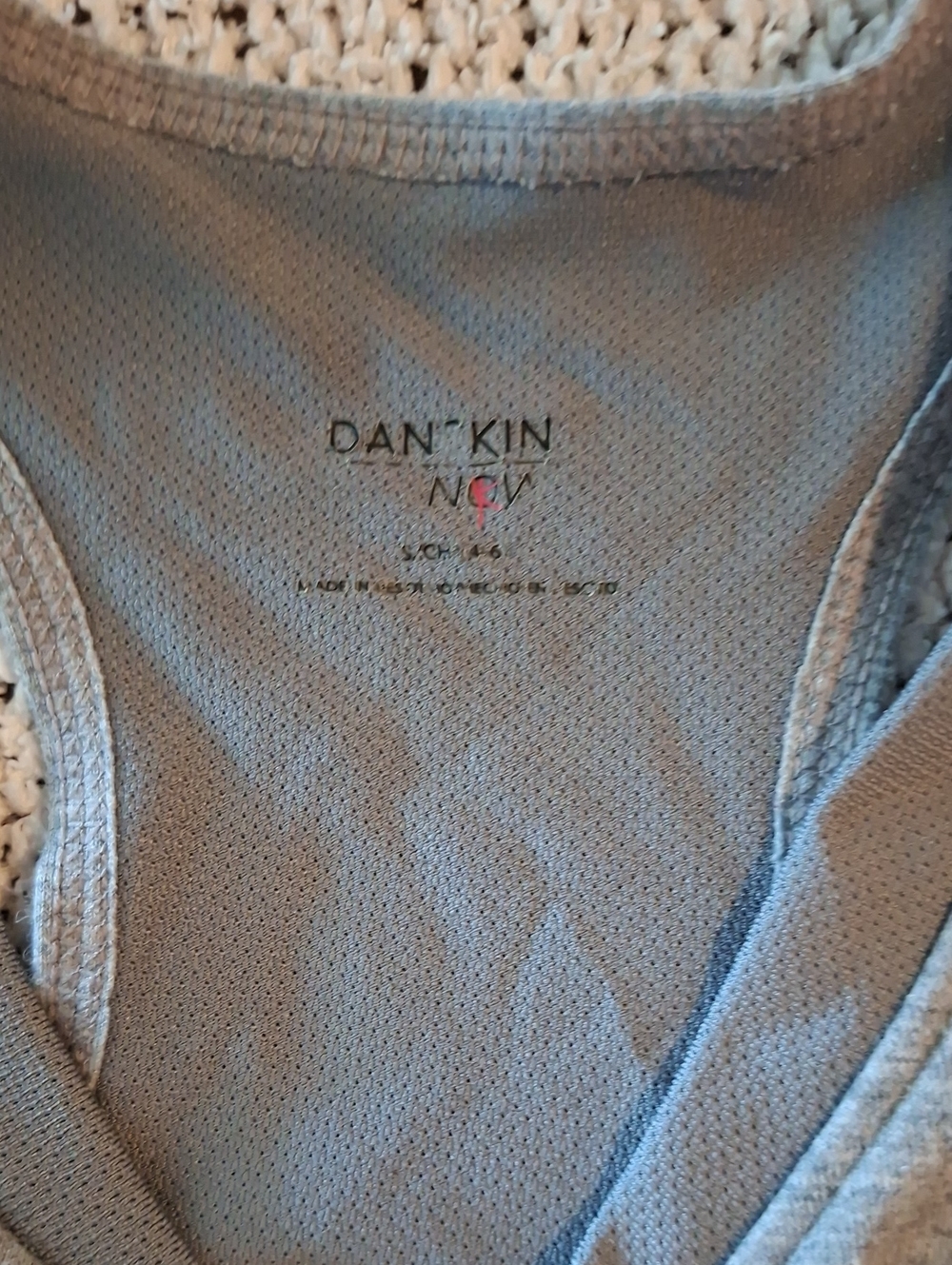 Light Gray V-Neck Racerback Tank - Picture 2 of 4